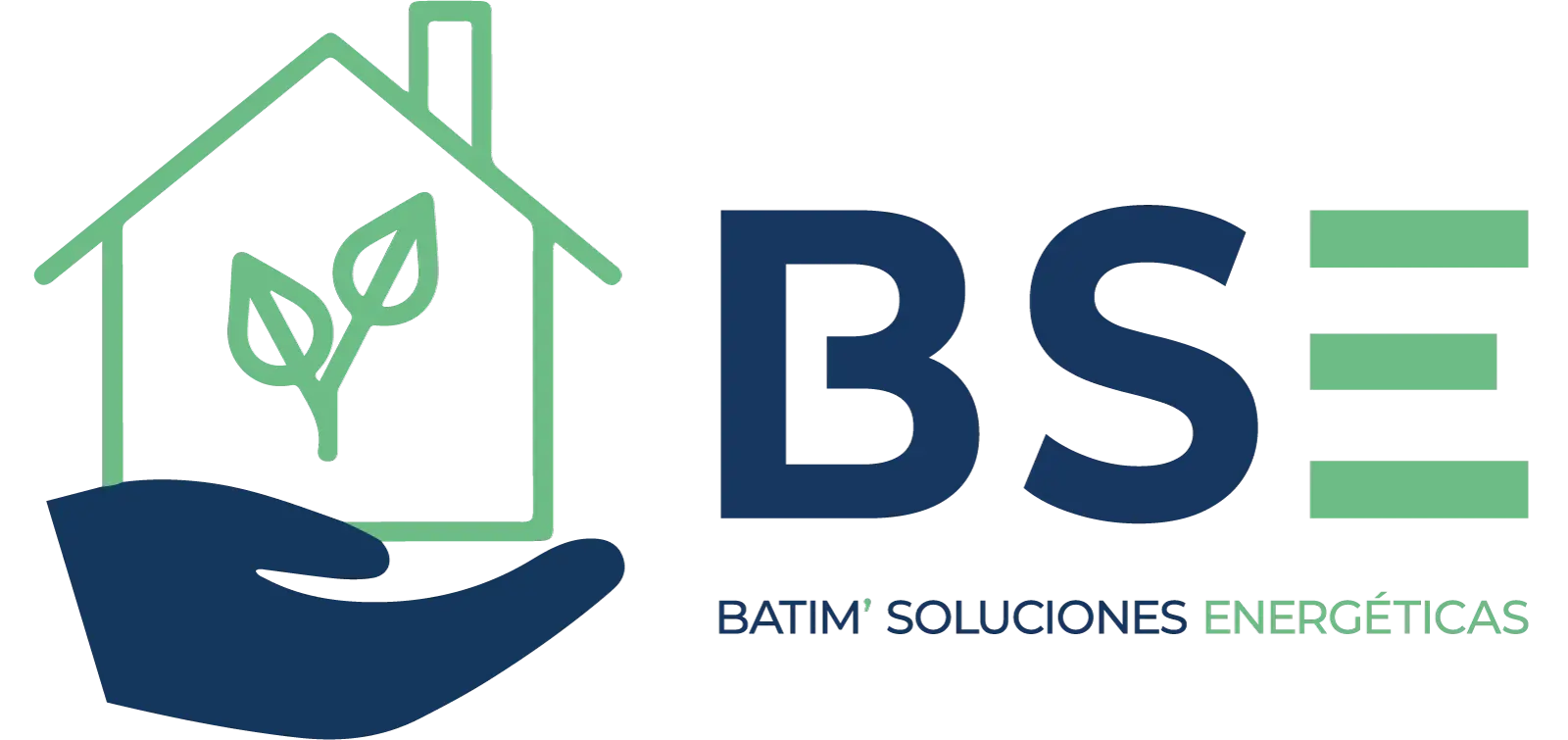 Logo Batim Soluciones Energéticas (BSE) azul y verde